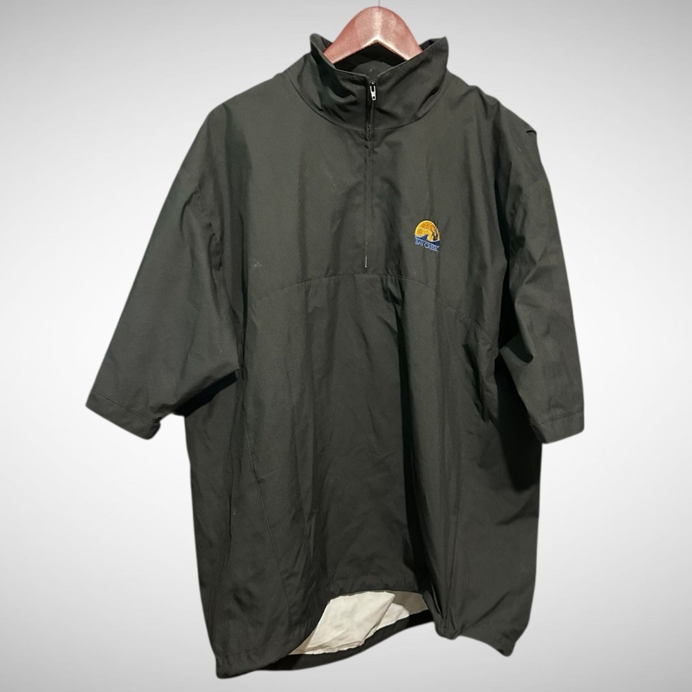 Zero Restriction Rain Jacket Mens Large Solid Bla… - image 1